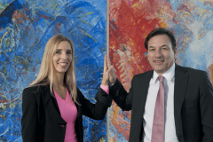 This image shows CEOs Karin and Sven Krumpel.